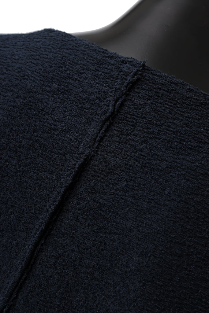 ISAMU KATAYAMA BACKLASH LONG SLEEVE CUT & SEWN / RANDOM PILE FABRIC (NAVY) - Image 13