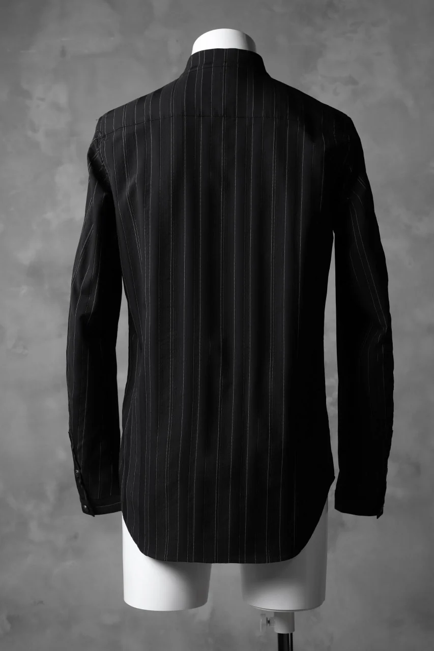 ISAMU KATAYAMA BACKLASH LONG SLEEVE SHIRT (BLACK x STRIPE) - Image 4