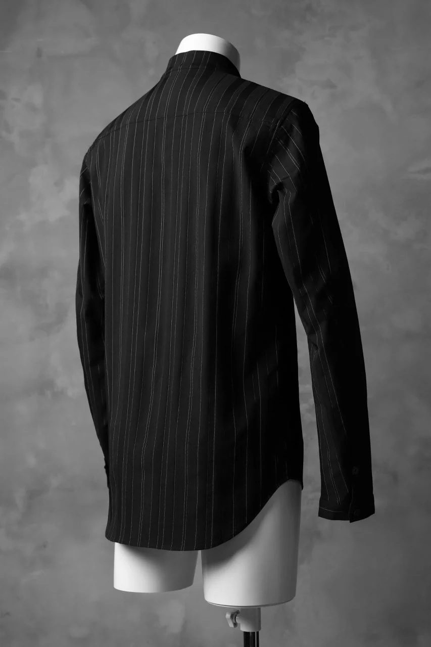 ISAMU KATAYAMA BACKLASH LONG SLEEVE SHIRT (BLACK x STRIPE) - Image 5