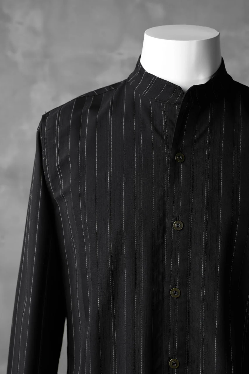 ISAMU KATAYAMA BACKLASH LONG SLEEVE SHIRT (BLACK x STRIPE) - Image 6