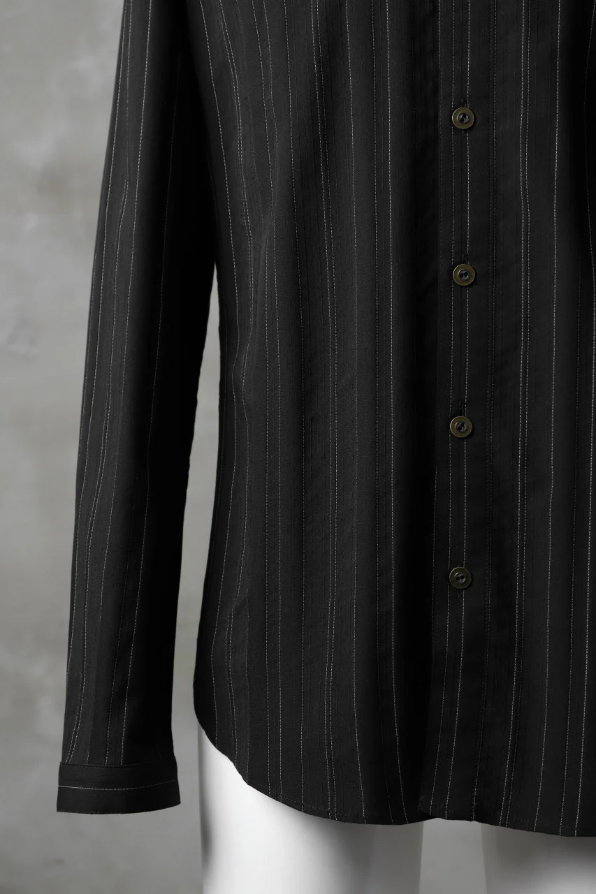 ISAMU KATAYAMA BACKLASH LONG SLEEVE SHIRT (BLACK x STRIPE) - Image 7