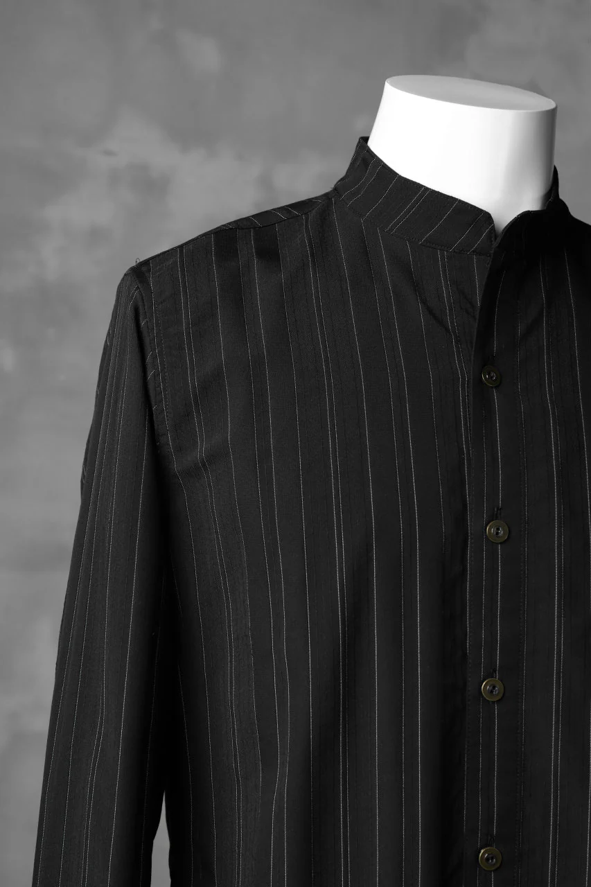 ISAMU KATAYAMA BACKLASH LONG SLEEVE SHIRT (BLACK x STRIPE) - Image 8