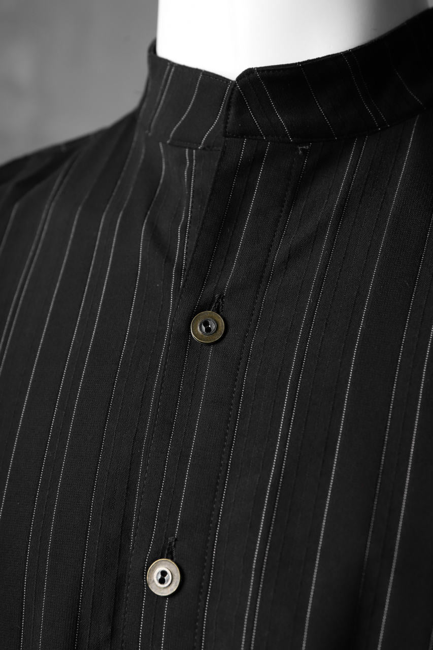 ISAMU KATAYAMA BACKLASH LONG SLEEVE SHIRT (BLACK x STRIPE) - Image 9