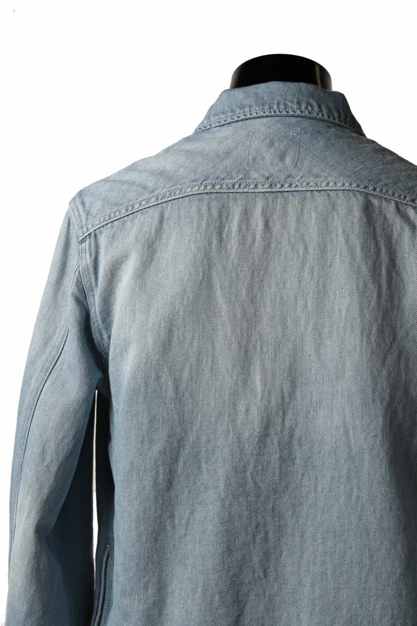ISAMU KATAYAMA BACKLASH LOOSEY JEAN JACKET / COTTON LINEN DENIM (INDIGO) - Image 21