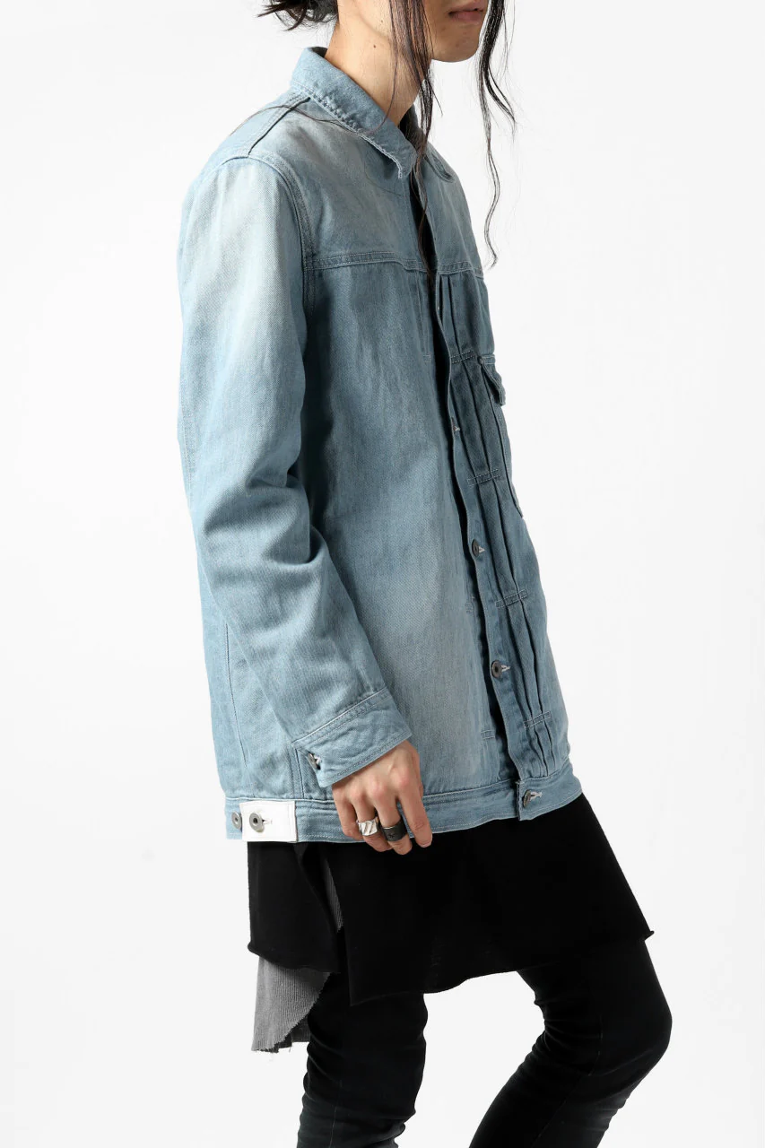 ISAMU KATAYAMA BACKLASH LOOSEY JEAN JACKET / COTTON LINEN DENIM (INDIGO) - Image 24
