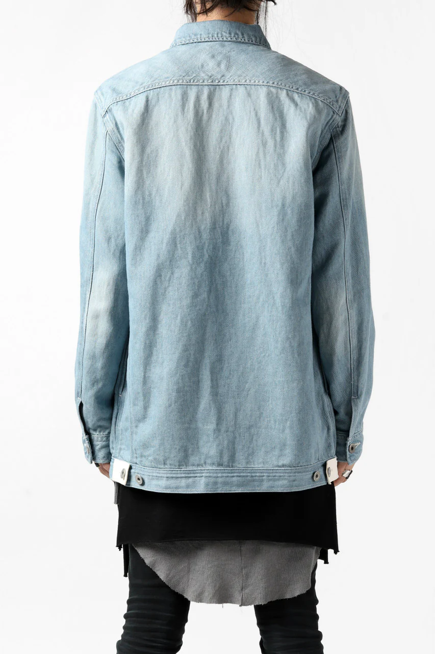 ISAMU KATAYAMA BACKLASH LOOSEY JEAN JACKET / COTTON LINEN DENIM (INDIGO) - Image 25