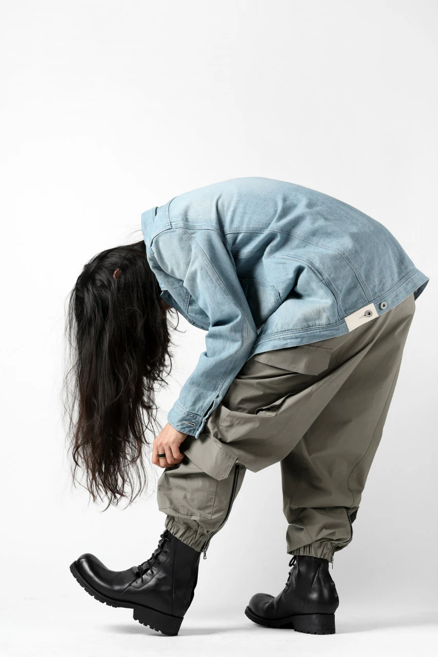 ISAMU KATAYAMA BACKLASH LOOSEY JEAN JACKET / COTTON LINEN DENIM (INDIGO) - Image 38