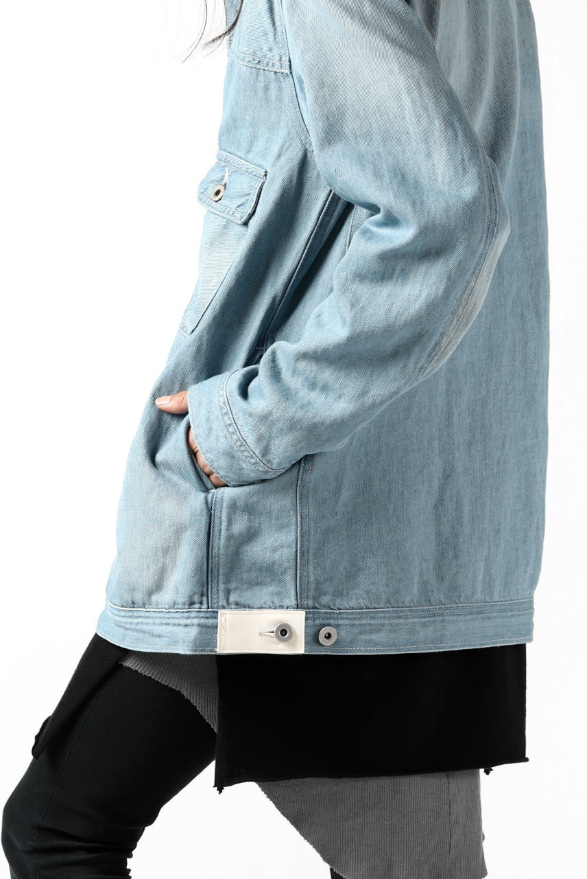 ISAMU KATAYAMA BACKLASH LOOSEY JEAN JACKET / COTTON LINEN DENIM (INDIGO) - Image 39