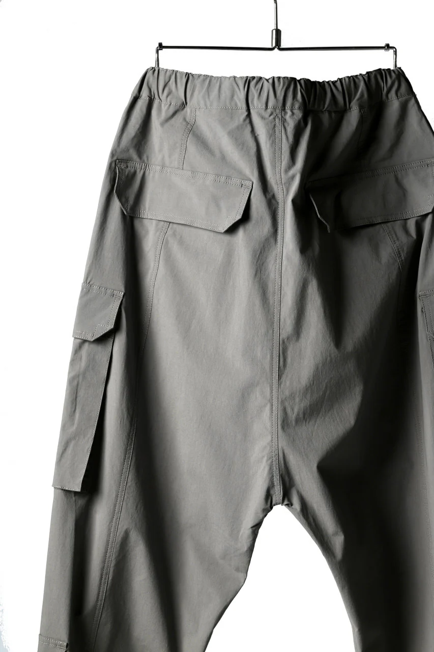 ISAMU KATAYAMA BACKLASH LOWCROTCH FIELD PANTS / STRETCH TYPEWRITER CLOTH (KHAKI) - Image 11
