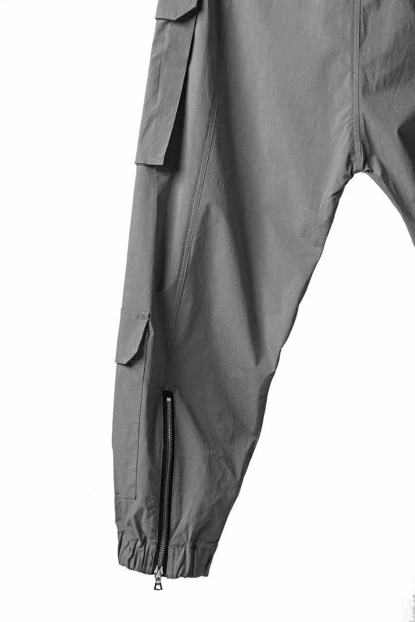 ISAMU KATAYAMA BACKLASH LOWCROTCH FIELD PANTS / STRETCH TYPEWRITER CLOTH (KHAKI) - Image 12