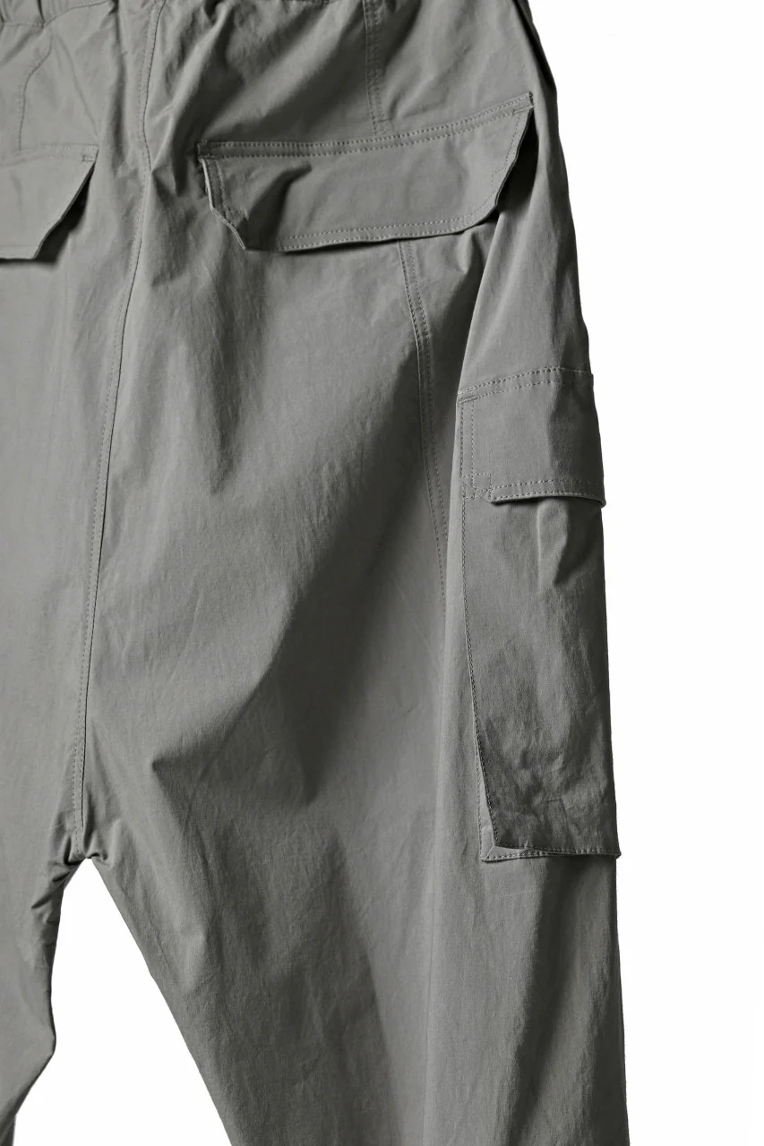 ISAMU KATAYAMA BACKLASH LOWCROTCH FIELD PANTS / STRETCH TYPEWRITER CLOTH (KHAKI) - Image 13
