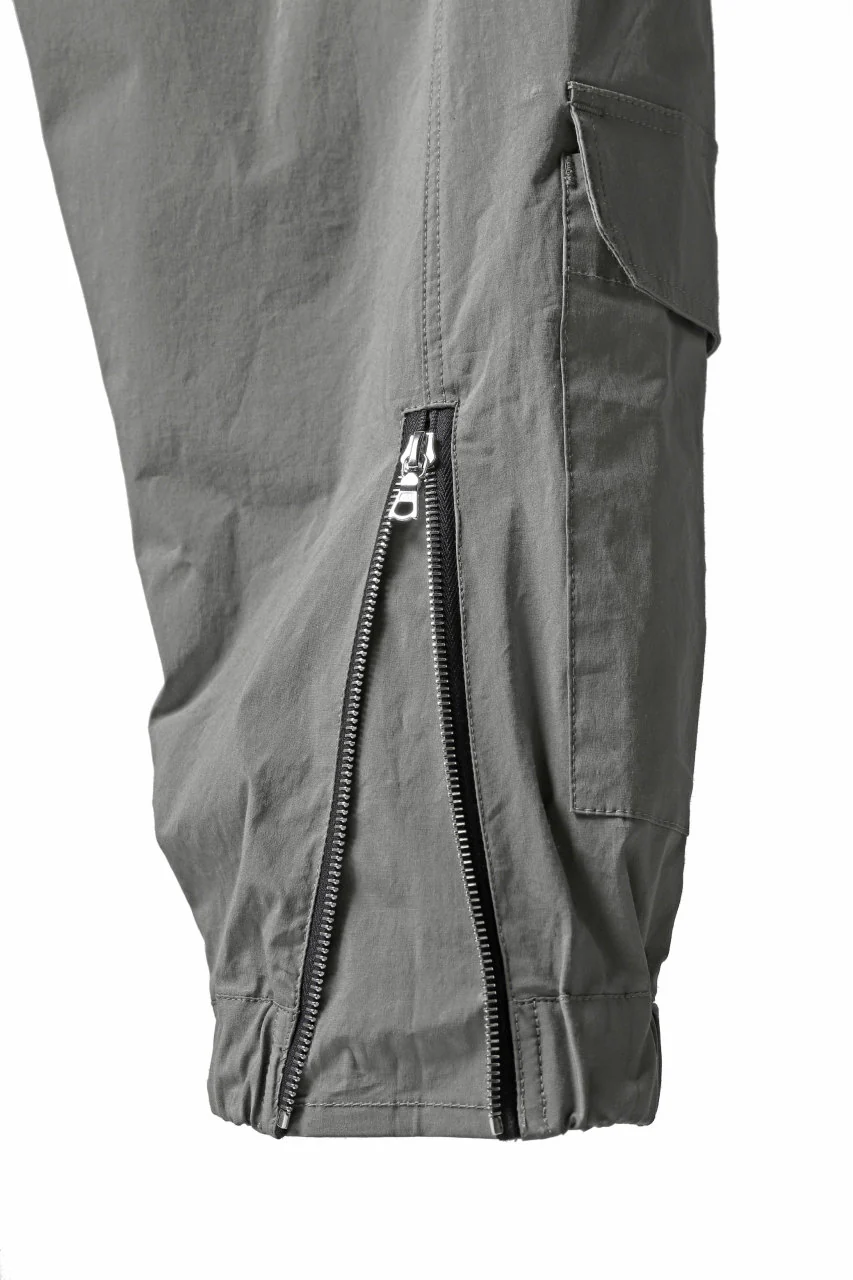 ISAMU KATAYAMA BACKLASH LOWCROTCH FIELD PANTS / STRETCH TYPEWRITER CLOTH (KHAKI) - Image 14