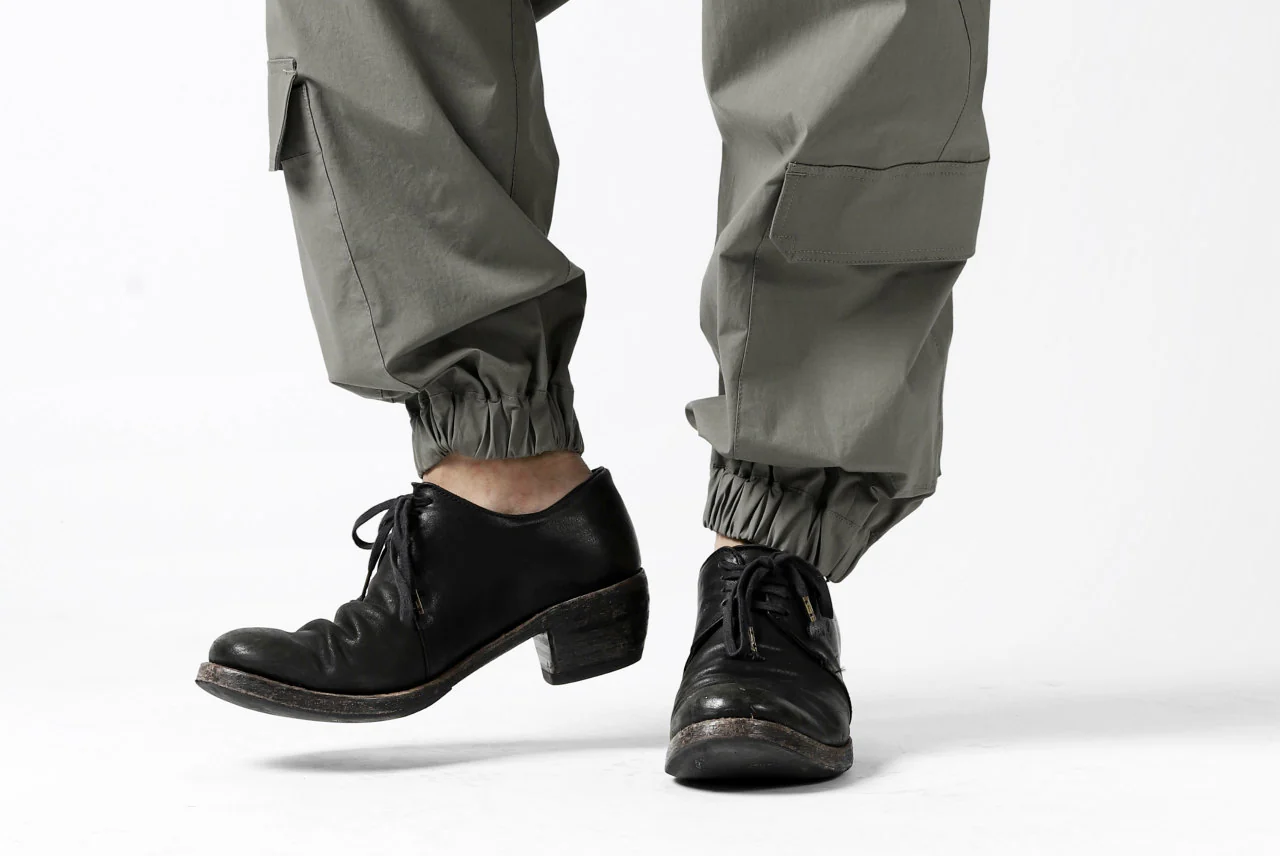 ISAMU KATAYAMA BACKLASH LOWCROTCH FIELD PANTS / STRETCH TYPEWRITER CLOTH (KHAKI) - Image 26