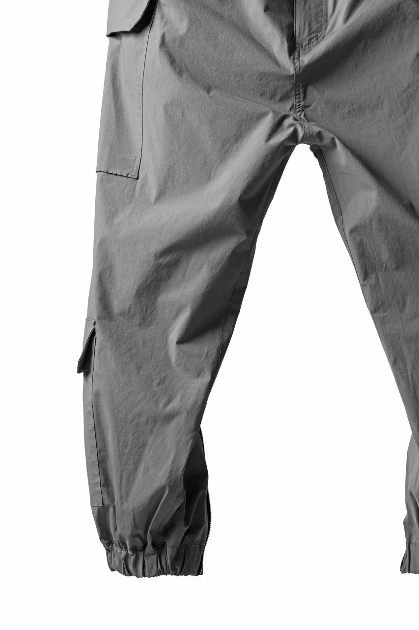 ISAMU KATAYAMA BACKLASH LOWCROTCH FIELD PANTS / STRETCH TYPEWRITER CLOTH (KHAKI) - Image 6