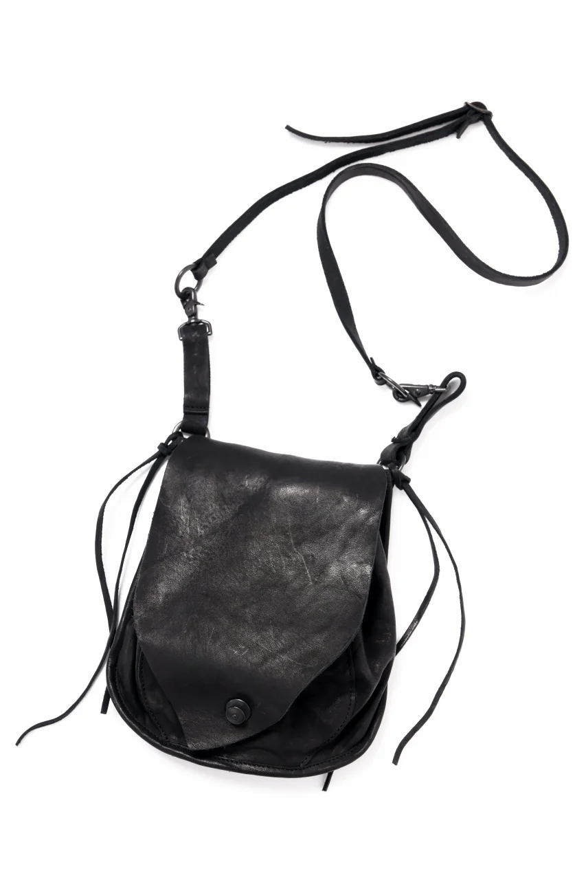 ISAMU KATAYAMA BACKLASH MEDICINE BAG / DOUBLE-SHOULDER OBJECT DYED (BLACK) - Image 2