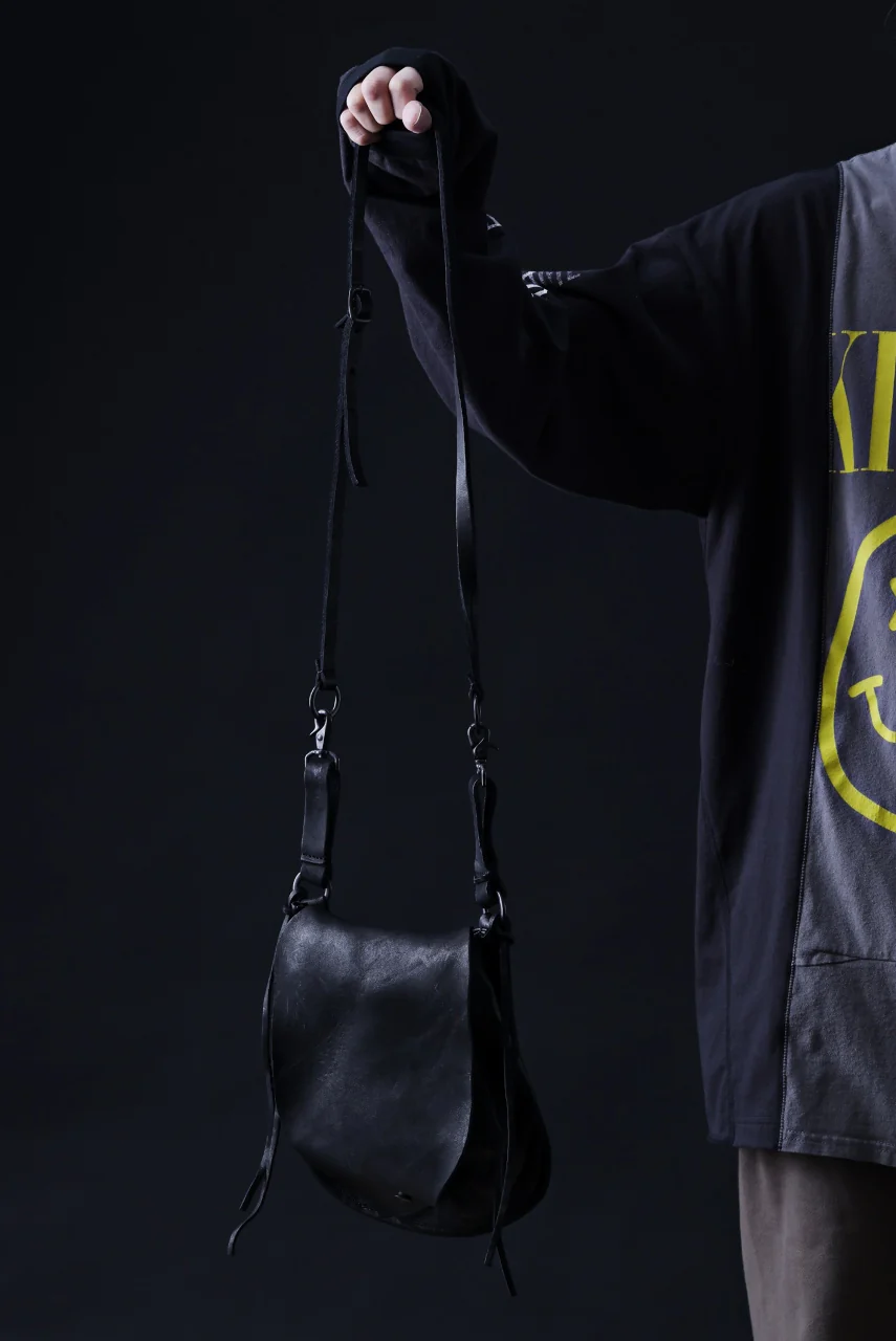 ISAMU KATAYAMA BACKLASH MEDICINE BAG / DOUBLE-SHOULDER OBJECT DYED (BLACK) - Image 21
