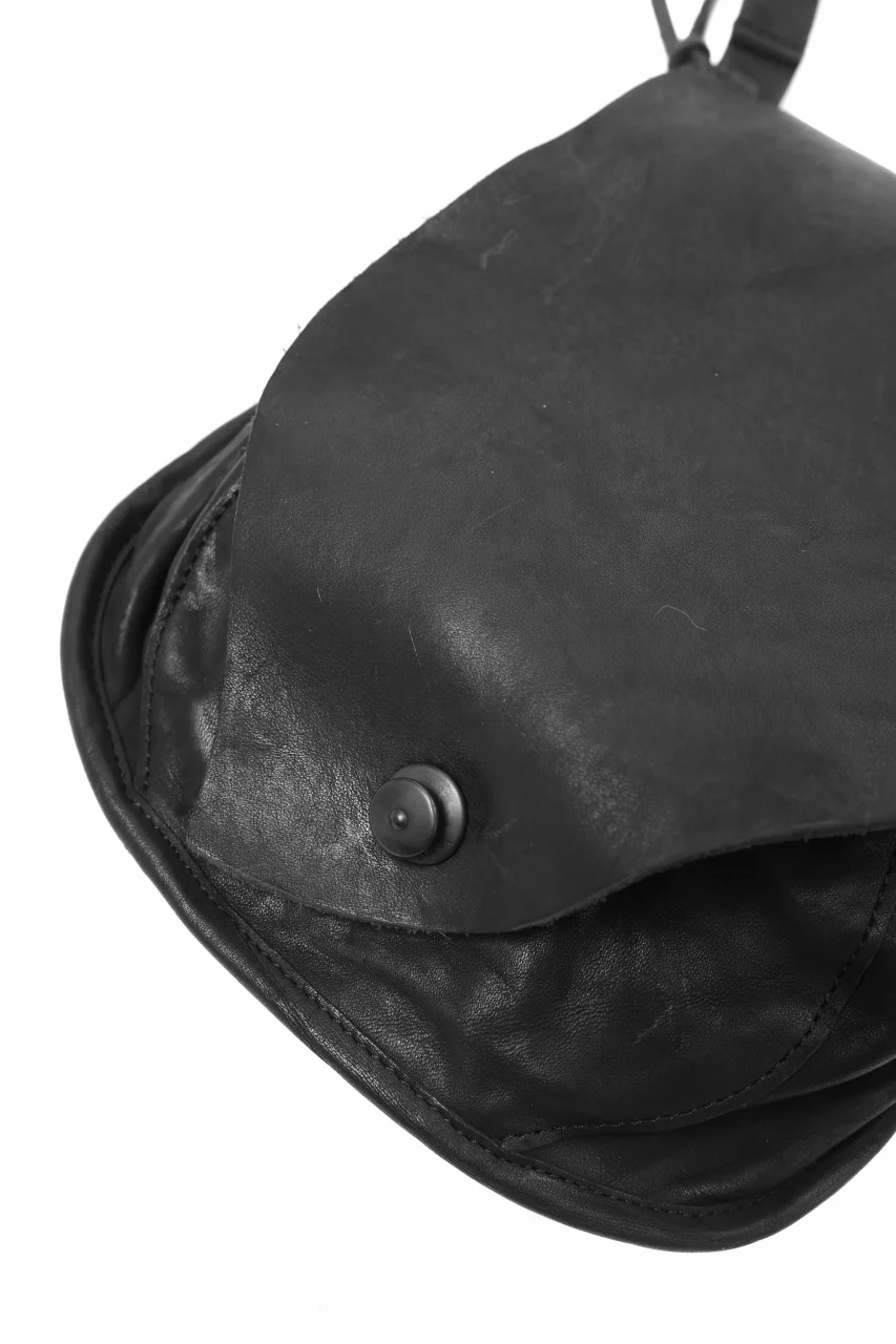 ISAMU KATAYAMA BACKLASH MEDICINE BAG / DOUBLE-SHOULDER OBJECT DYED (BLACK) - Image 9
