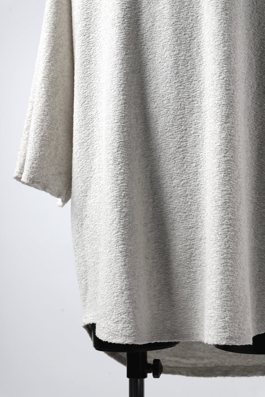 ISAMU KATAYAMA BACKLASH OVER FIT CUT & SEWN / RANDOM PILE FABRIC (BEIGE) - Image 10