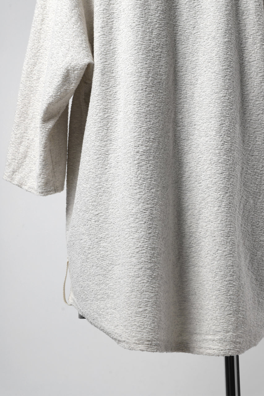 ISAMU KATAYAMA BACKLASH OVER FIT CUT & SEWN / RANDOM PILE FABRIC (BEIGE) - Image 16