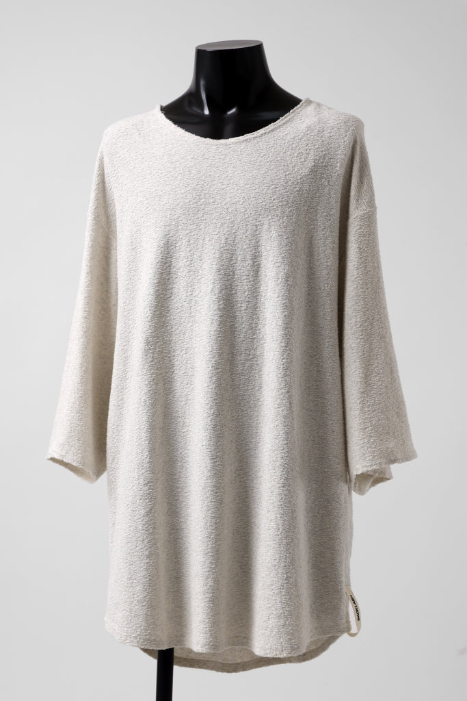ISAMU KATAYAMA BACKLASH OVER FITTED CUT & SEWN / RANDOM PILE FABRIC (BEIGE) - Image 2