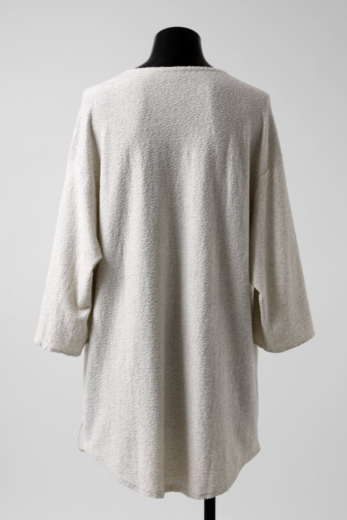 ISAMU KATAYAMA BACKLASH OVER FITTED CUT & SEWN / RANDOM PILE FABRIC (BEIGE) - Image 4