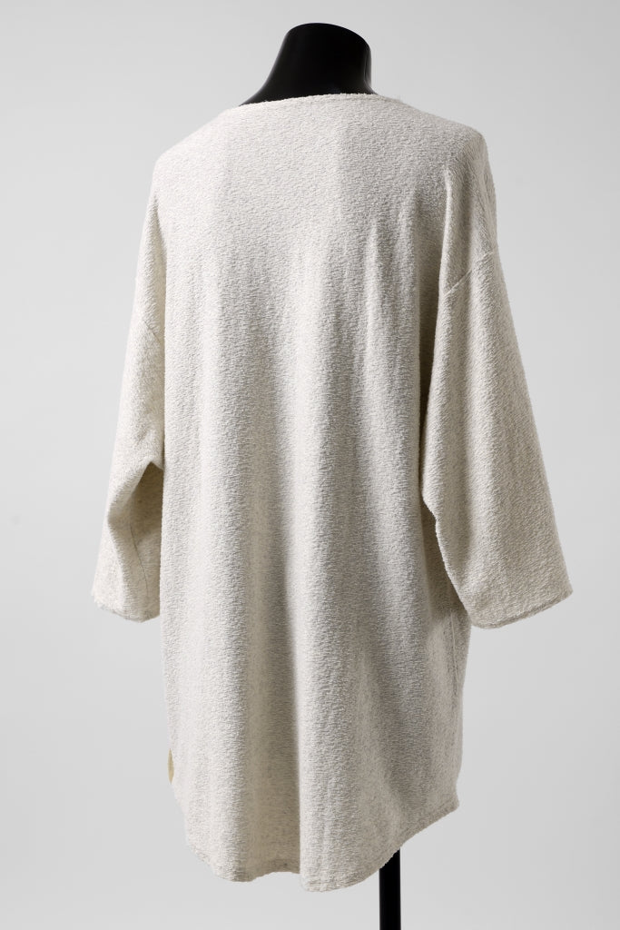 ISAMU KATAYAMA BACKLASH OVER FITTED CUT & SEWN / RANDOM PILE FABRIC (BEIGE) - Image 5