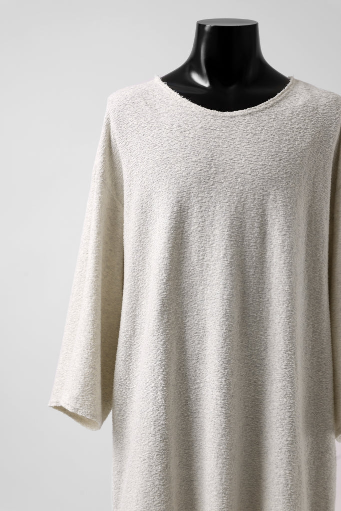 ISAMU KATAYAMA BACKLASH OVER FITTED CUT & SEWN / RANDOM PILE FABRIC (BEIGE) - Image 6