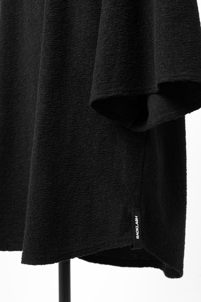ISAMU KATAYAMA BACKLASH OVER FITTED CUT & SEWN / RANDOM PILE FABRIC (BLACK) - Image 11