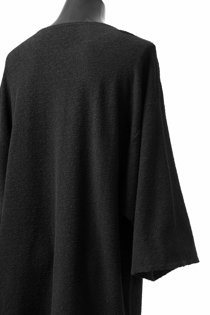 ISAMU KATAYAMA BACKLASH OVER FITTED CUT & SEWN / RANDOM PILE FABRIC (BLACK) - Image 12