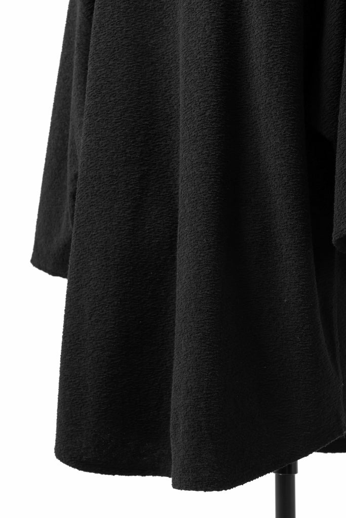 ISAMU KATAYAMA BACKLASH OVER FITTED CUT & SEWN / RANDOM PILE FABRIC (BLACK) - Image 13