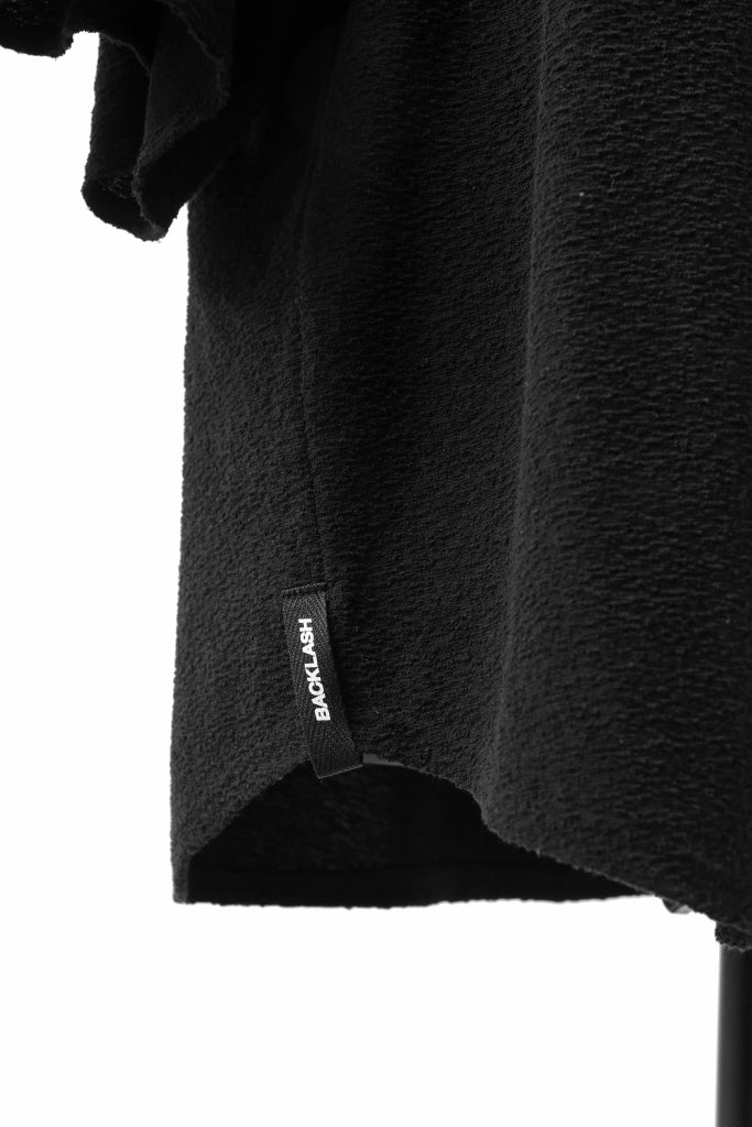 ISAMU KATAYAMA BACKLASH OVER FITTED CUT & SEWN / RANDOM PILE FABRIC (BLACK) - Image 14