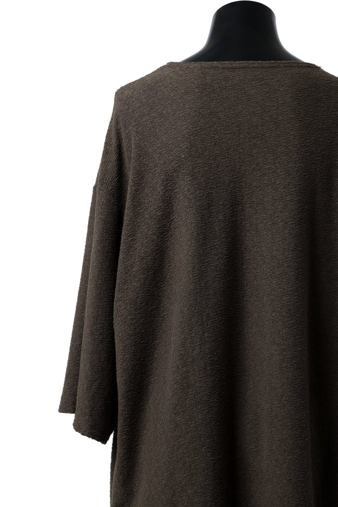 ISAMU KATAYAMA BACKLASH OVER FITTED CUT & SEWN / RANDOM PILE FABRIC (KHAKI) - Image 14
