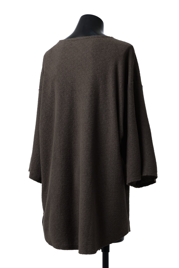 ISAMU KATAYAMA BACKLASH OVER FITTED CUT & SEWN / RANDOM PILE FABRIC (KHAKI) - Image 6