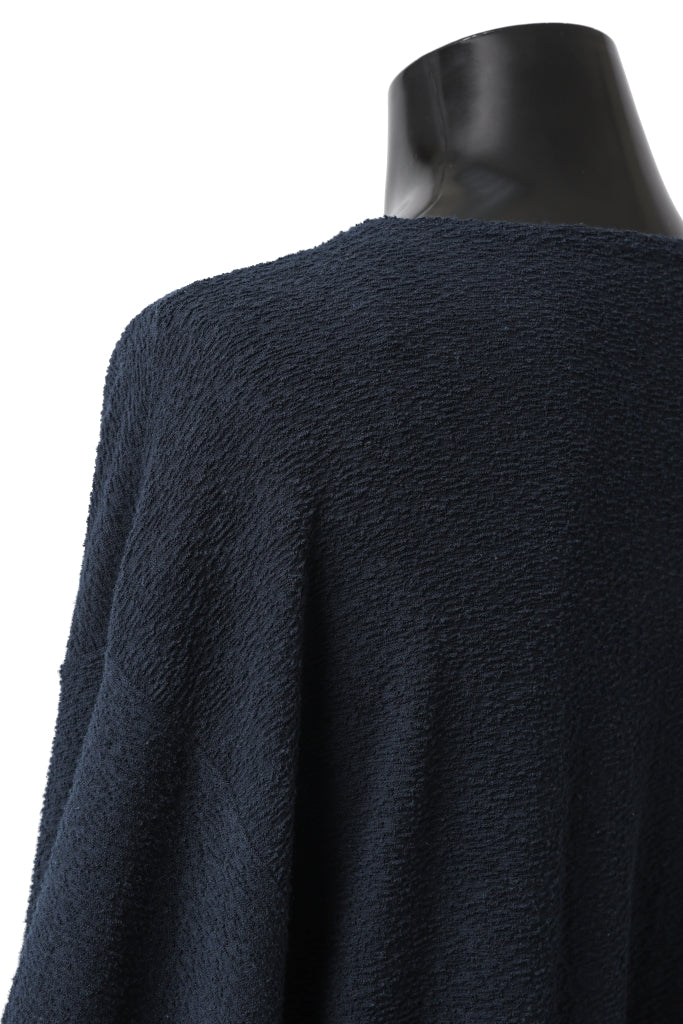 ISAMU KATAYAMA BACKLASH OVER FITTED CUT & SEWN / RANDOM PILE FABRIC (NAVY) - Image 9