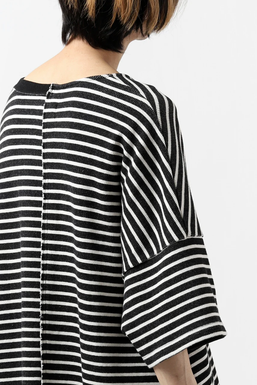 ISAMU KATAYAMA BACKLASH OVERSIZED SWITCHING TOPS / COTTON HONEYCOMB (BORDER) - Image 28