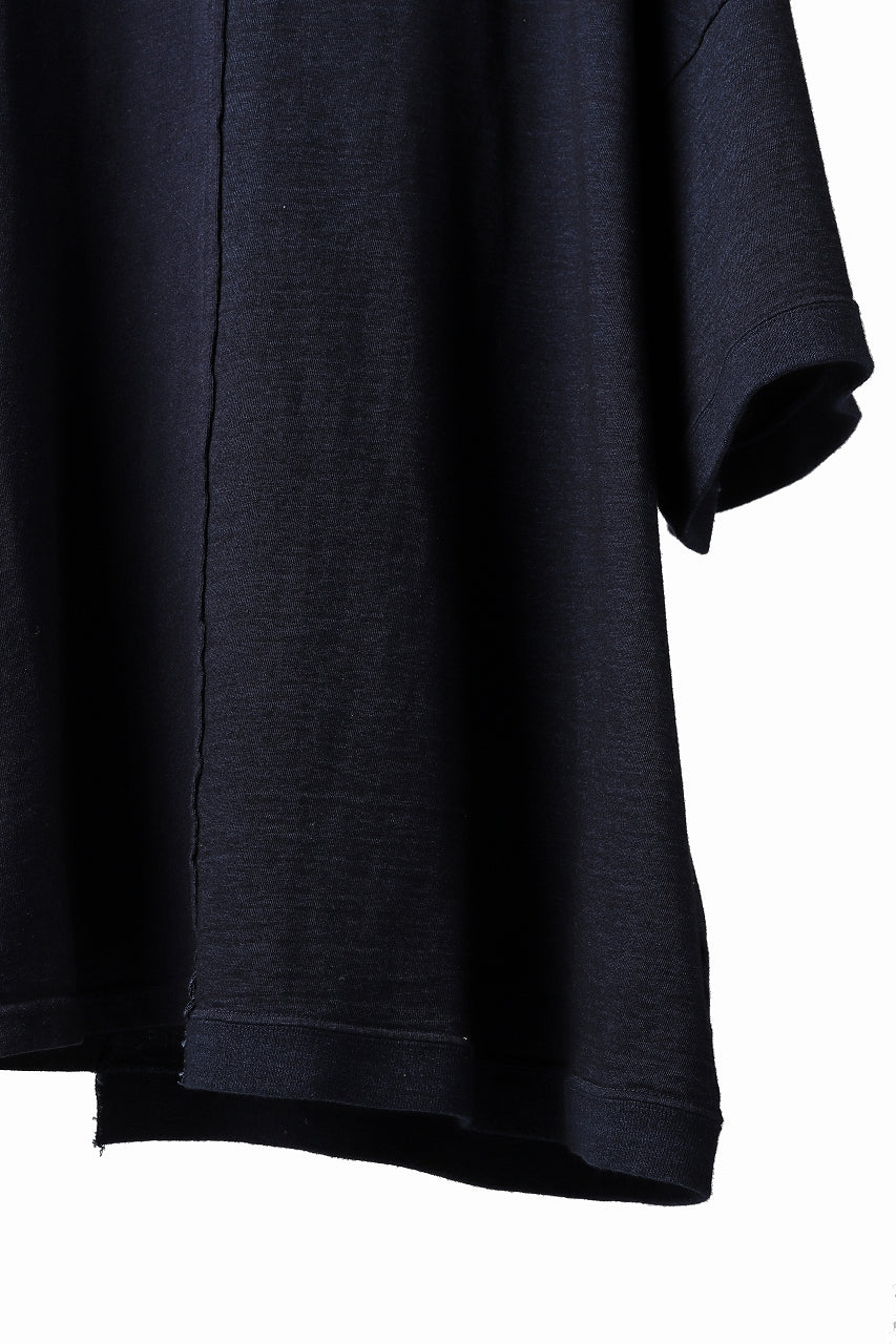 ISAMU KATAYAMA BACKLASH OVERSIZED SWITCHING TOPS / COTTON JERSEY (DARK INDIGO) - Image 10
