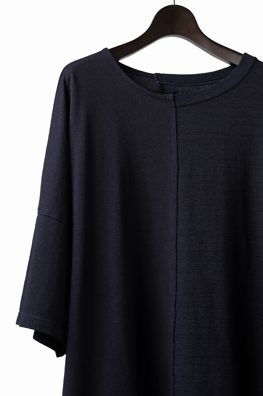 ISAMU KATAYAMA BACKLASH OVERSIZED SWITCHING TOPS / COTTON JERSEY (DARK INDIGO) - Image 4