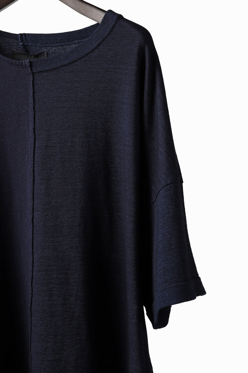 ISAMU KATAYAMA BACKLASH OVERSIZED SWITCHING TOPS / COTTON JERSEY (DARK INDIGO) - Image 5