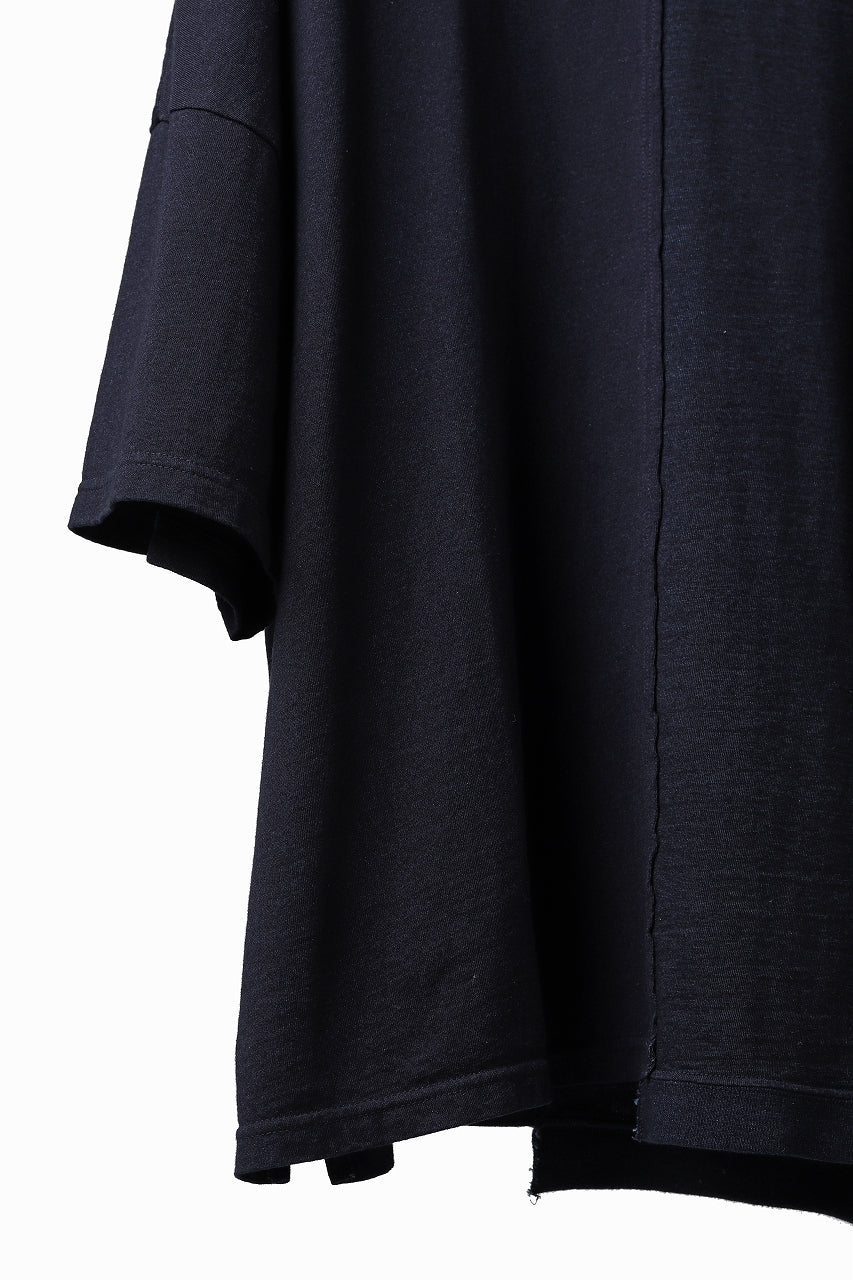 ISAMU KATAYAMA BACKLASH OVERSIZED SWITCHING TOPS / COTTON JERSEY (DARK INDIGO) - Image 9