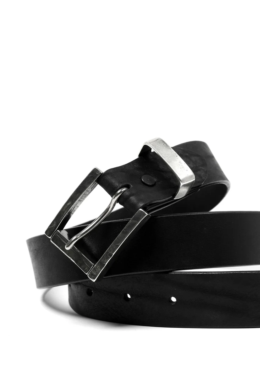 ISAMU KATAYAMA BACKLASH PIN-BELT / 35mm ITALIAN DOUBLE SHOULDER (WRINKLE PROCESS) - Image 5