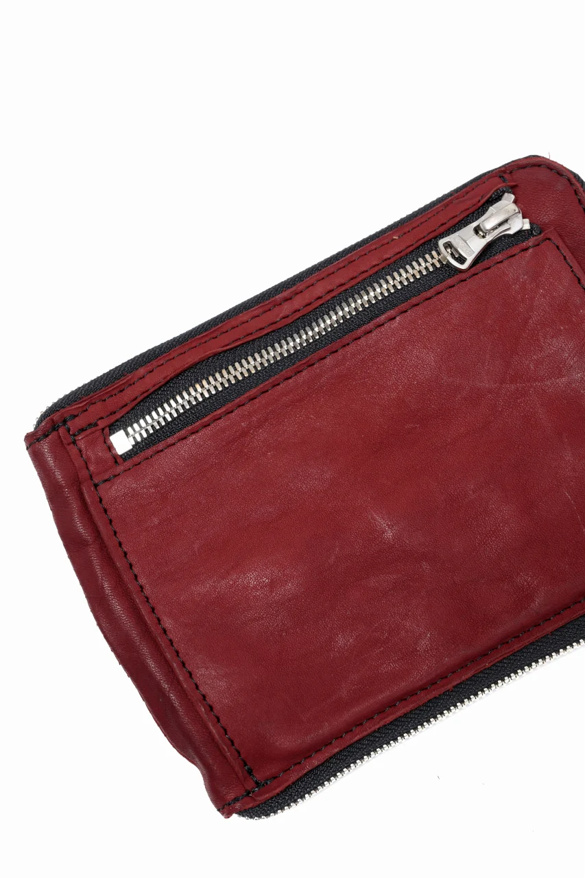 ISAMU KATAYAMA BACKLASH PORTABLE BAG / DOUBLE-SHOULDER OBJECT DYED (RED) - Image 9
