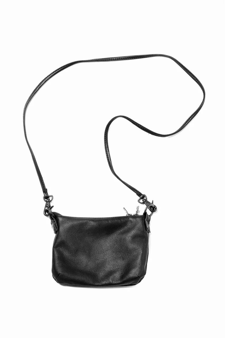 ISAMU KATAYAMA BACKLASH PORTABLE BAG / WASHABLE STEER (BLACK) - Image 4