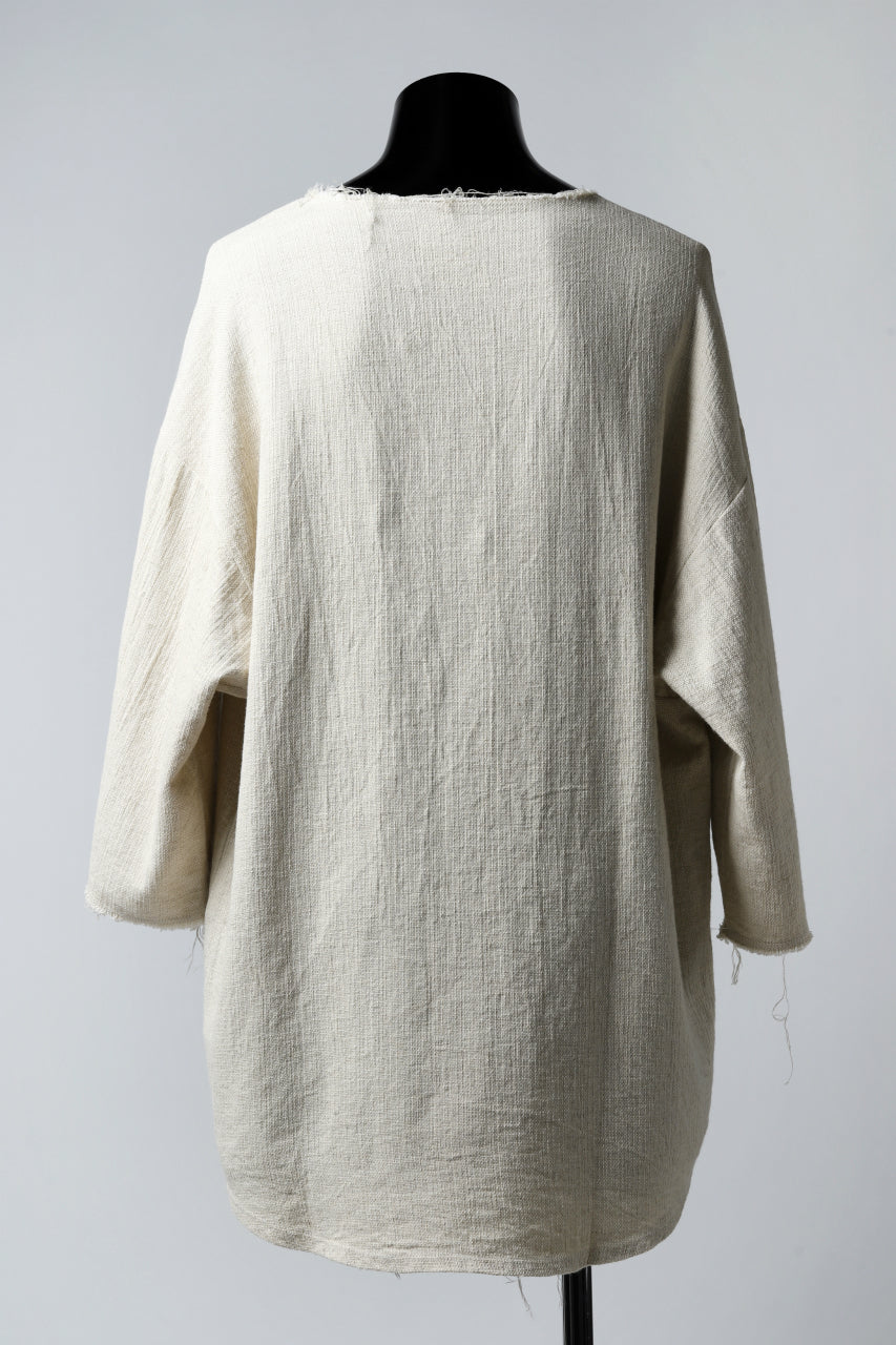 ISAMU KATAYAMA BACKLASH PULLOVER SHIRT / PRIPERA WOVEN (BEIGE) - Image 10