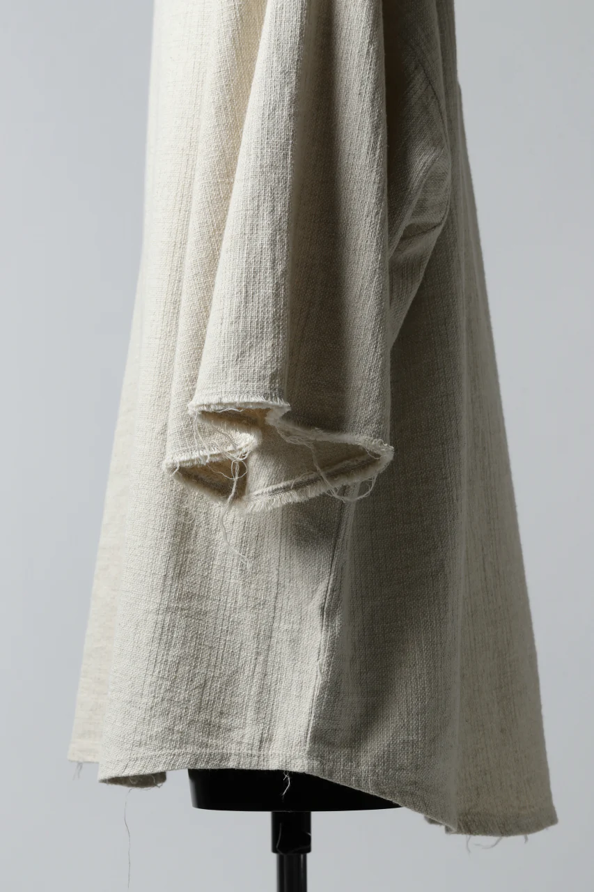 ISAMU KATAYAMA BACKLASH PULLOVER SHIRT / PRIPERA WOVEN (BEIGE) - Image 16