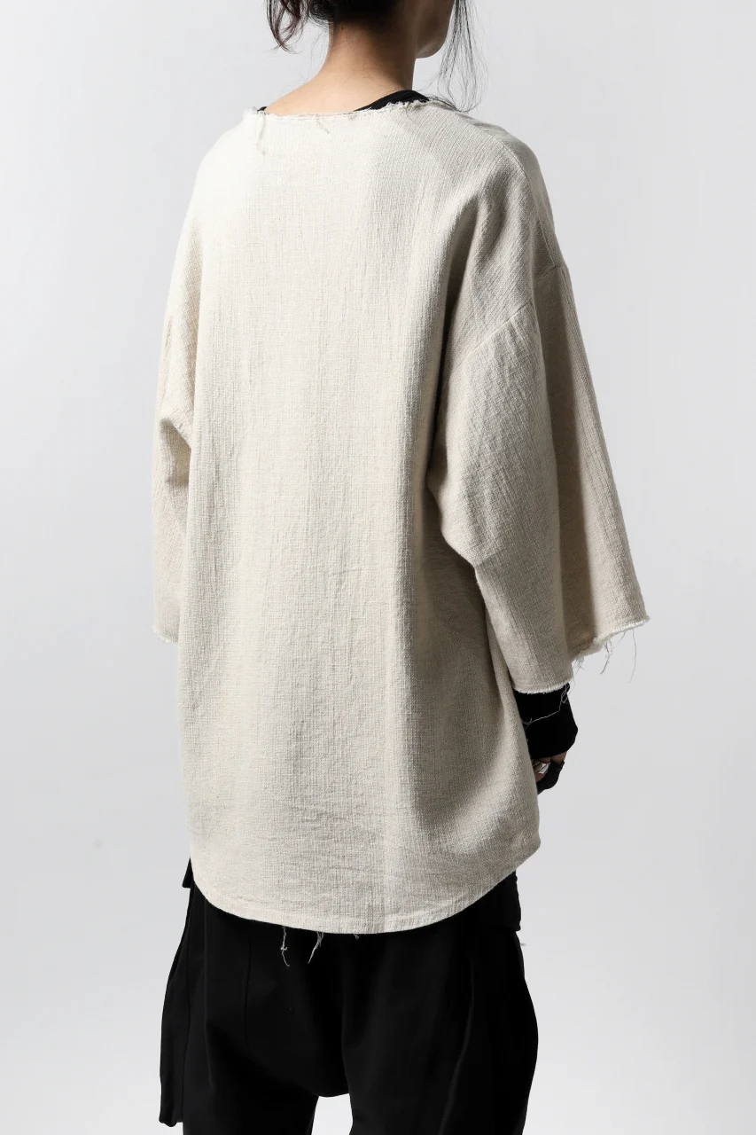 ISAMU KATAYAMA BACKLASH PULLOVER SHIRT / PRIPERA WOVEN (BEIGE) - Image 23