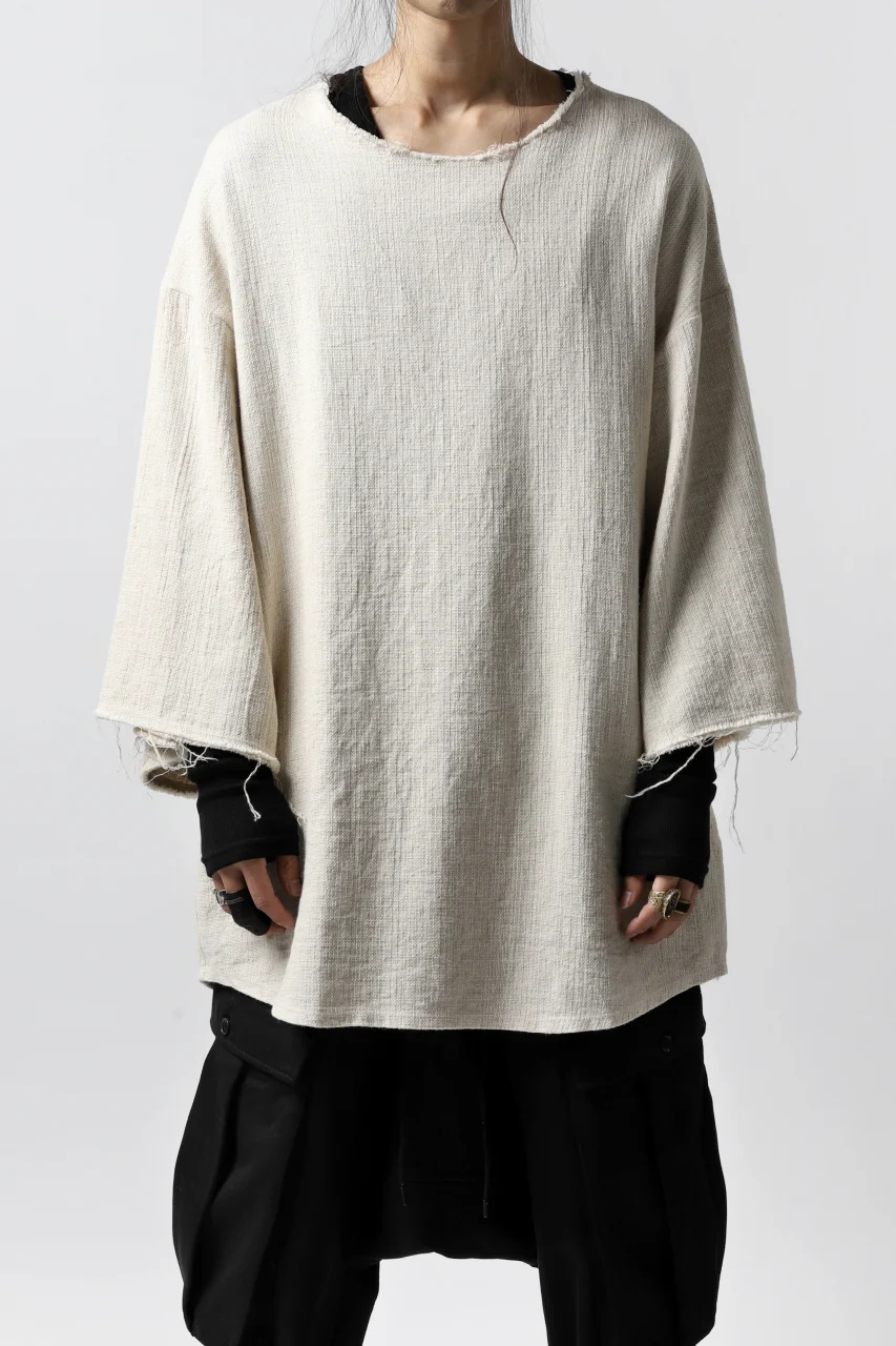 ISAMU KATAYAMA BACKLASH PULLOVER SHIRT / PRIPERA WOVEN (BEIGE) - Image 24