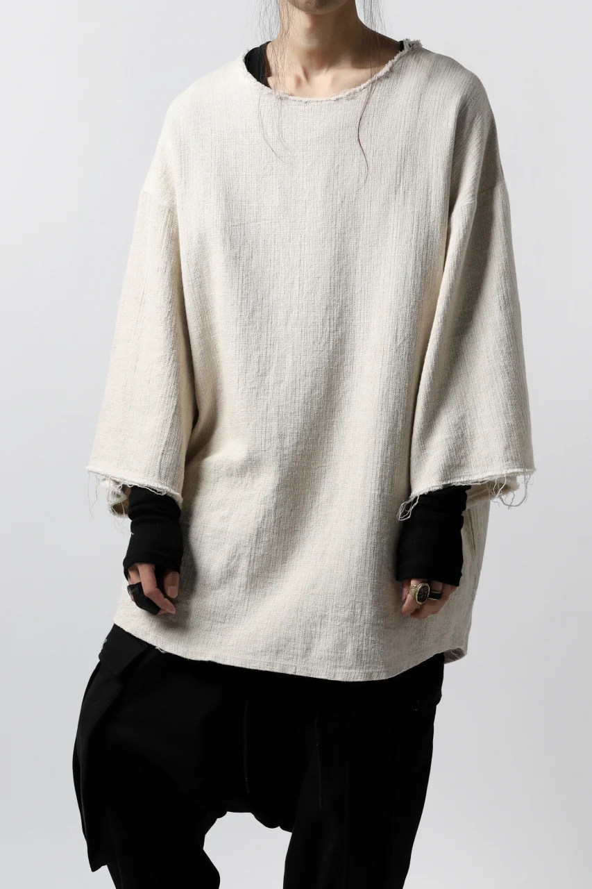 ISAMU KATAYAMA BACKLASH PULLOVER SHIRT / PRIPERA WOVEN (BEIGE) - Image 25