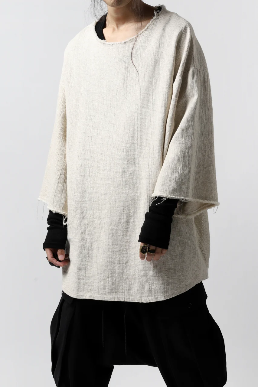 ISAMU KATAYAMA BACKLASH PULLOVER SHIRT / PRIPERA WOVEN (BEIGE) - Image 26