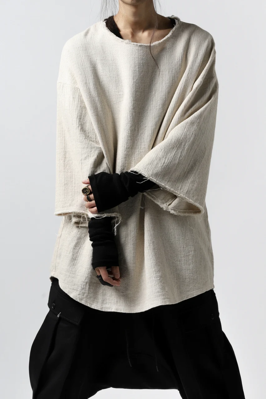ISAMU KATAYAMA BACKLASH PULLOVER SHIRT / PRIPERA WOVEN (BEIGE) - Image 28
