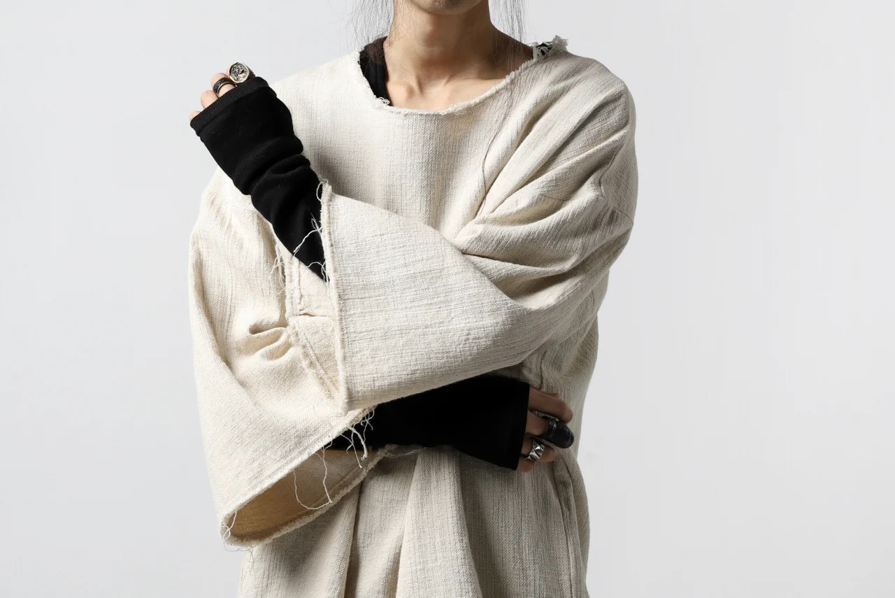 ISAMU KATAYAMA BACKLASH PULLOVER SHIRT / PRIPERA WOVEN (BEIGE) - Image 35